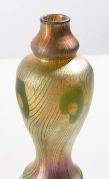 Steuben Gold Aurene Vases