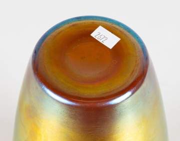 Steuben Gold Aurene Iridescent Vase