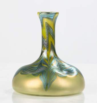 Loetz Decorated Bottle Vase