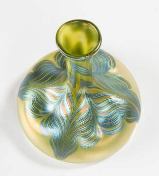 Loetz Decorated Bottle Vase