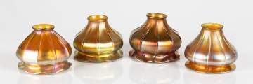 Steuben Gold Aurene Iridescent Shades
