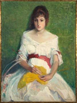 Alexander Oscar Levy (American, 1881-1947) Portrait of Ruth Larkin Robb (1891-1975)