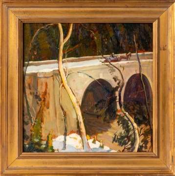 Alexander Oscar Levy (American, 1881-1947) "Bridge"