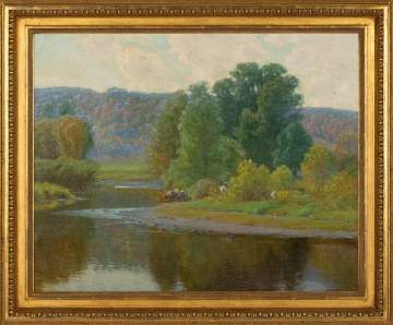 Alexis Jean Fournier (American, 1865-1948) "Haunts of Sylvans"