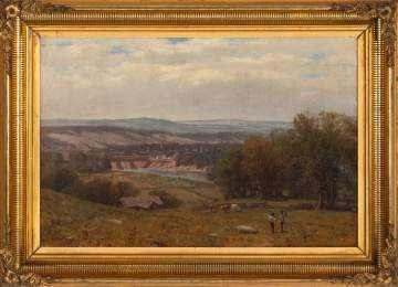 George Lafayette Clough (American, 1824-1901) Susquehanna River Bank