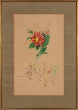 Salvador Dali (Spanish, 1904-1989) "Pisum Sensuale"