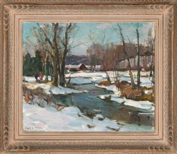 Carl W. Peters (American, 1897-1980) Winter Landscape