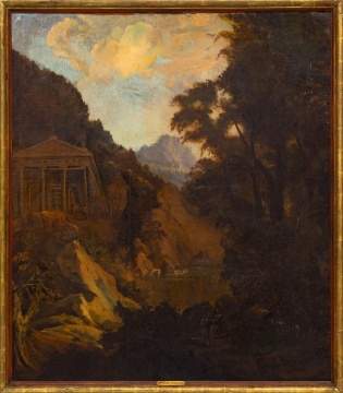 Attributed to Jan Both (Utrecht, circa 1618-1652) Italianate Landscape