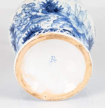 Early Delft Blue & White Ewer