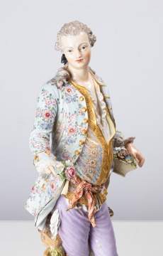 Meissen Court Figure