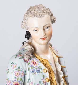 Meissen Court Figure