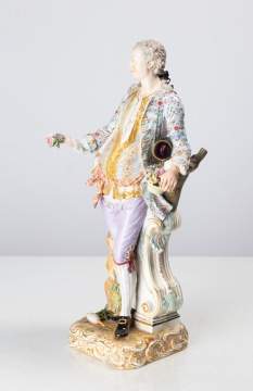 Meissen Court Figure