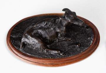 19th Century Bronze Sculptures of Reclining Goats