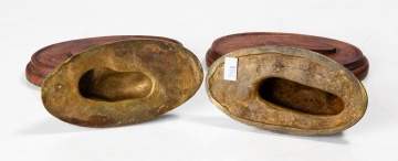 19th Century Bronze Sculptures of Reclining Goats