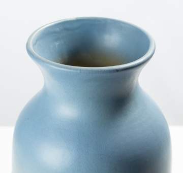 Weller Pottery, Hudson Vases with Irises & Dogwood Flowers