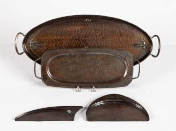 Roycroft Trays, Crumb Tray, & Scraper
