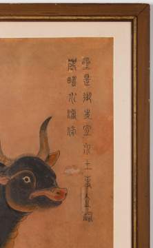 Chinese School, Figure Riding a Water Buffalo
