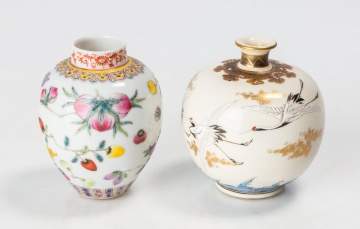 Chinese & Japanese Porcelain Cabinet Vases