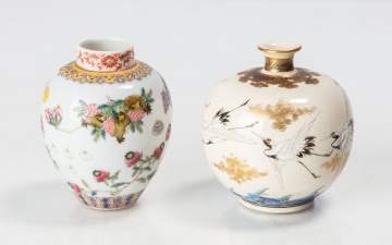 Chinese & Japanese Porcelain Cabinet Vases