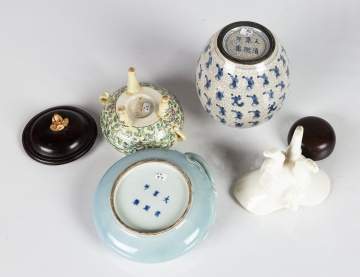 Group of Four Chinese Ceramics
