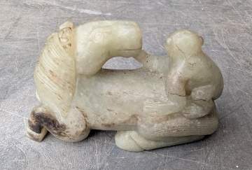 Group of Chinese Jade & Agate Articles