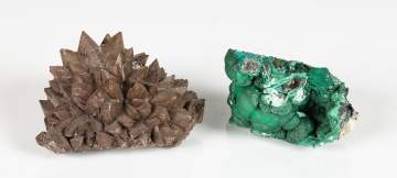 Calcite Dogtooth & Malachite Chrysocolla Stones