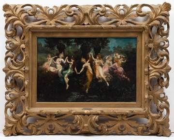 Moritz Stifter (Austrian, 1857-1905) Nymphen (Nymphs)