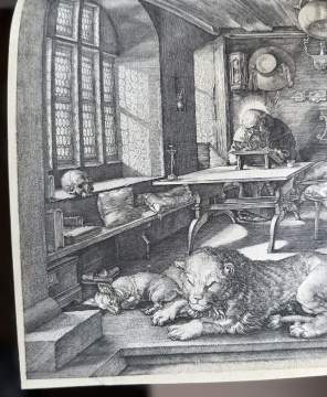 Albrecht Durer (German, 1471-1528) "St. Jerome in His Study"