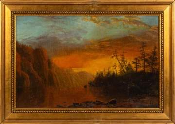 American School, Sunset in California, in the Manner of Bierstadt, ca. 1861-1897