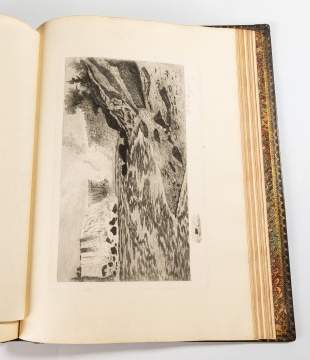 Niagara River & Falls From Lake Erie to Lake Ontario: A Series of 153 Original Etchings, Volume 1 by Sangster, Amos W.