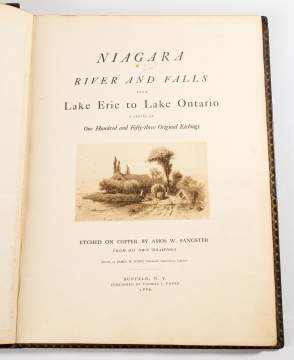 Niagara River & Falls From Lake Erie to Lake Ontario: A Series of 153 Original Etchings, Volume 1 by Sangster, Amos W.