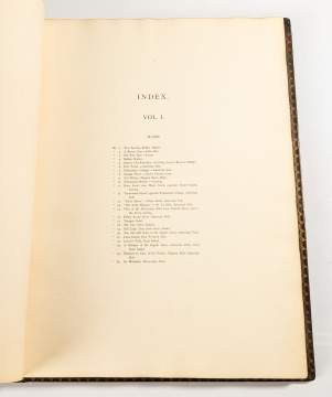 Niagara River & Falls From Lake Erie to Lake Ontario: A Series of 153 Original Etchings, Volume 1 by Sangster, Amos W.