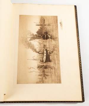 Niagara River & Falls From Lake Erie to Lake Ontario: A Series of 153 Original Etchings, Volume 1 by Sangster, Amos W.