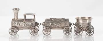 Silver Train Tableware Toothpick Holder