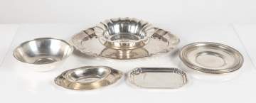 Sterling Silver Trays, Bowls, & Tableware