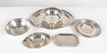 Sterling Silver Trays, Bowls, & Tableware