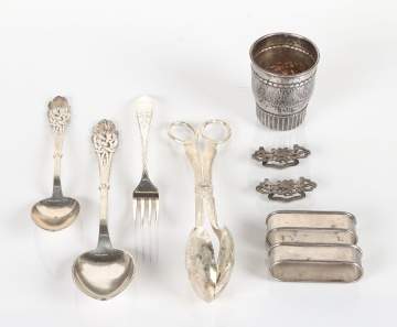Danish Silver Arts & Crafts / Art Nouveau Flatware & Various Sterling Silver