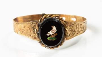 14K Gold Mosaic Bracelet