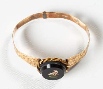 14K Gold Mosaic Bracelet