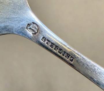 William B. Durgin & Co. Sterling Silver & Enamel Spoons