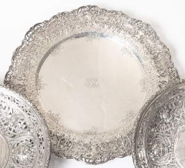 Pierced Sterling Silver Trays