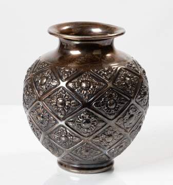 Peruvian Sterling Silver Vase