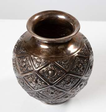 Peruvian Sterling Silver Vase