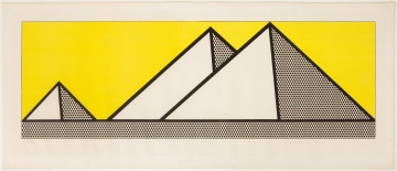 Roy Lichtenstein (American, 1923-1997) "Pyramids"