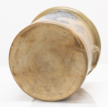 Hubbell & Chesebro, Geddes, Three-Gallon Stoneware Crock with Cornucopia