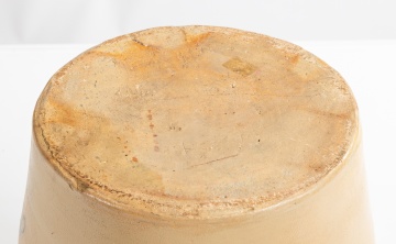 C.W. Braun, Buffalo, New York, Two-Gallon Stoneware Crock with Cobalt Star