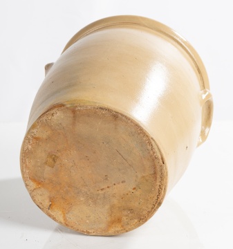 C.W. Braun, Buffalo, New York, Two-Gallon Stoneware Crock with Cobalt Star