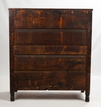 Soap Hollow Painted and Stenciled Chest of Drawers, Jacob Knagy, Dated 1864