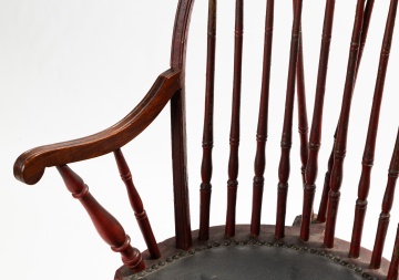 Bow-Back Brace-Back Windsor Armchair, Providence, Rhode Island, 1790-1811