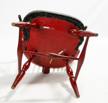Bow-Back Brace-Back Windsor Armchair, Providence, Rhode Island, 1790-1811